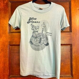 Vintage New Orleans Blue T-shirt Size S